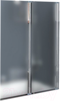 Стеклянная шторка для ванны BelBagno UNO-V-2-100/150-P-Cr-R - фото