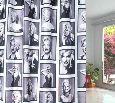 Шторка-занавеска для ванны MONAMI BMP06-180x180