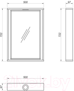 Зеркало Какса-А Verona 50