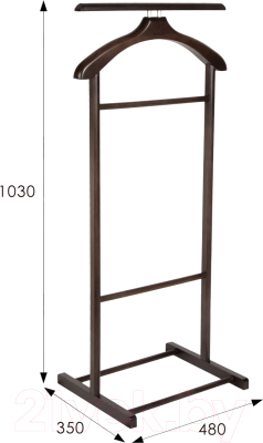 Стойка для одежды Мебелик Костюмная В 21Н