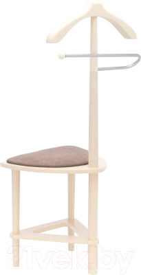 Стойка для одежды Мебелик Костюмная с сиденьем В 26Н