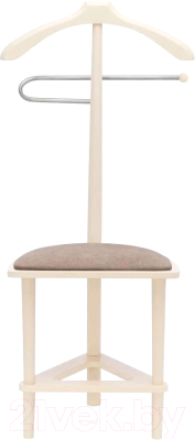 Стойка для одежды Мебелик Костюмная с сиденьем В 26Н