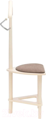 Стойка для одежды Мебелик Костюмная с сиденьем В 26Н