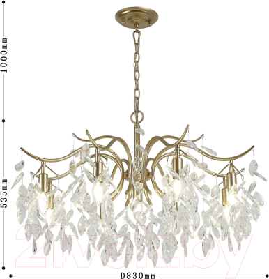 Люстра FAVOURITE Brillo 3003-9P