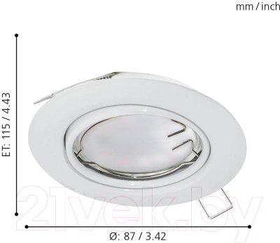 Комплект точечных светильников Eglo Peneto 94406