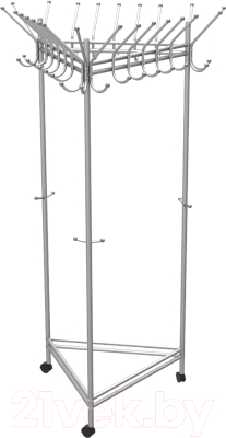 Вешалка для одежды Мебелик Пико 21 (металлик) - фото