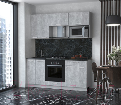 Готовая кухня Интерлиния Мила Лайт 1.8 ВТ