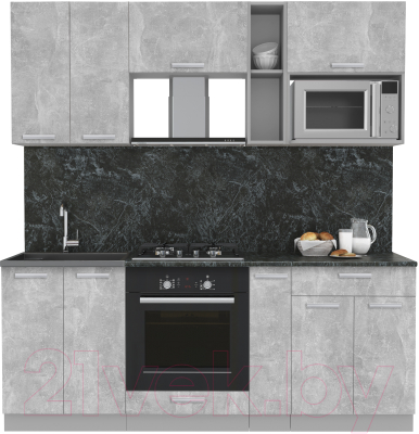 Готовая кухня Интерлиния Мила Лайт 2.0 ВТ - фото