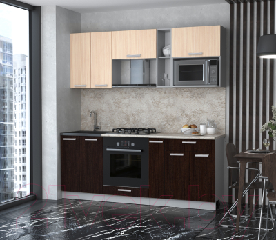 Готовая кухня Интерлиния Мила Лайт 2.0 ВТ