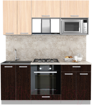 Готовая кухня Интерлиния Мила Лайт 1.8 ВТ - фото