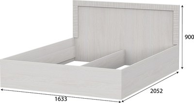 Двуспальная кровать SV-мебель МС Гамма 20 160x200