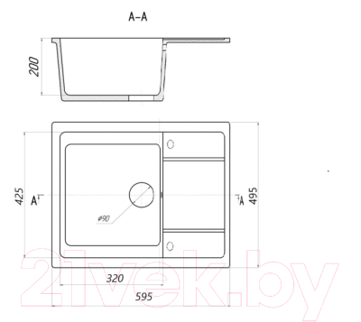 Мойка кухонная Gerhans В19