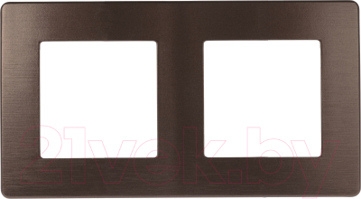 Рамка для выключателей и розеток ЭРА Сатин 12-5102-13 / Б0052516 - фото