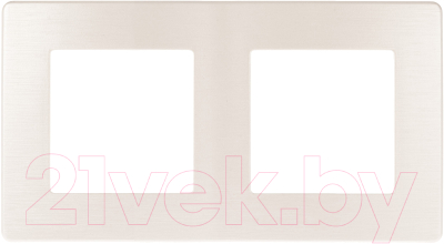 Рамка для выключателей и розеток ЭРА Сатин 12-5102-15 / Б0052518 - фото