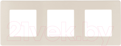 Рамка для выключателей и розеток ЭРА Сатин 12-5103-02 / Б0052520 - фото