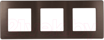 Рамка для выключателей и розеток ЭРА Сатин 12-5103-13 / Б0052526 - фото