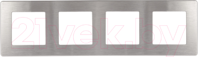 Рамка для выключателей и розеток ЭРА Сатин 12-5104-03 / Б0052531 - фото