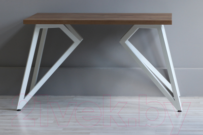 Обеденный стол Millwood Женева Л 120x70x75 (дуб табачный Craft/металл белый)