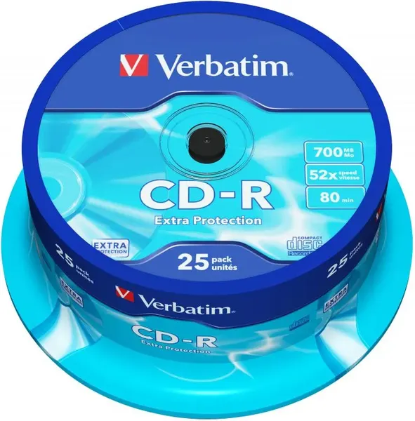 Набор дисков CD-R Verbatim 700мб / 43432 - фото
