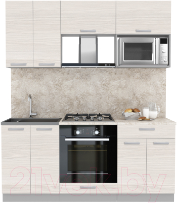 Готовая кухня Интерлиния Мила Лайт 1.8 ВТ - фото