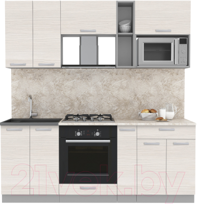 Готовая кухня Интерлиния Мила Лайт 2.0 ВТ - фото