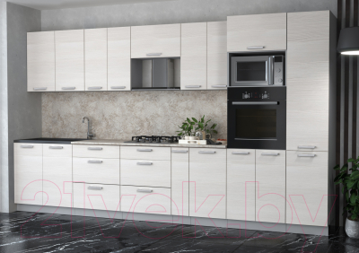 Готовая кухня Интерлиния Мила Лайт 3.6 ВТ