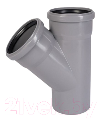 Тройник внутренней канализации Ostendorf 75/75x45 / 113200 - фото