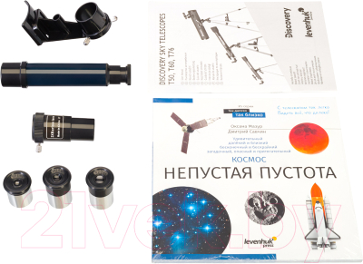 Телескоп Discovery Sky T76 с книгой / 77832