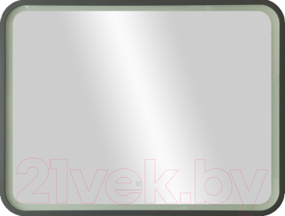 Зеркало Континент Enjoy Black Led 80x60 - фото