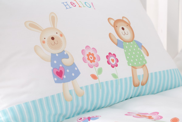 Комплект постельный для малышей Perina Глория Hello / Г3-03.0