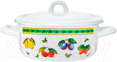 Кастрюля ЭСТЕТ Фруктовое ассорти / ЭТ-72535 - фото