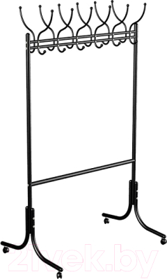 Вешалка для одежды Мебелик М 11 на колесах - фото