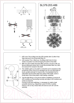 Люстра ST Luce Rafina SL379.203.486
