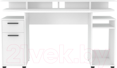Компьютерный стол Интерлиния Skill-1 (белый/белый)