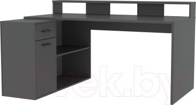 Письменный стол Интерлиния Skill-3 (антрацит/антрацит)