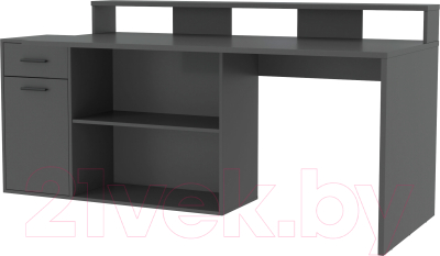 Письменный стол Интерлиния Skill-3 (антрацит/антрацит)