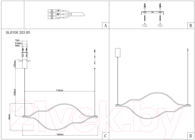 Люстра ST Luce Cortile SL6106.203.65