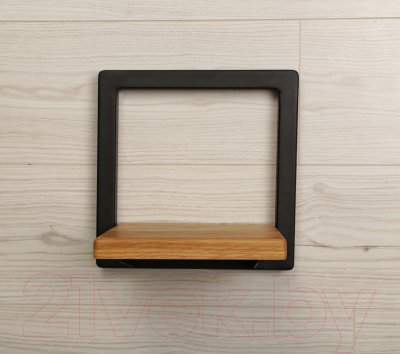 Полка Stal-Massiv Fly-HS 265x265 (дуб натуральный)