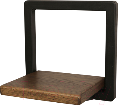 Полка Stal-Massiv Fly-DS 265x265 (дуб мореный) - фото