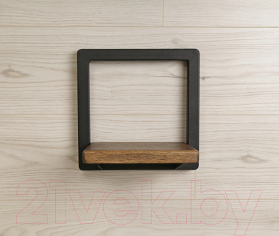 Полка Stal-Massiv Fly-DS 265x265 (дуб мореный)