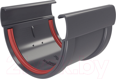 Соединитель желобов Grand Line Дизайн 135 ПВХ - фото