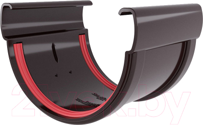 Соединитель желобов Grand Line Дизайн 135 ПВХ RR 32 - фото