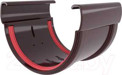 Соединитель желобов Grand Line Дизайн 135 ПВХ - фото