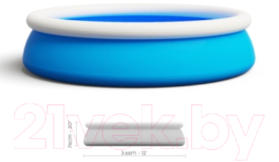 Надувной бассейн Bestway Fast Set 57273