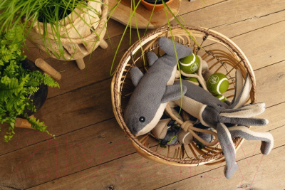 Игрушка для собак Beeztees Кальмар серый / 619153