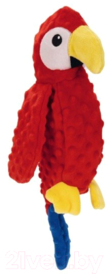 Игрушка для собак Beeztees Попугай лор красный / 619184 - фото