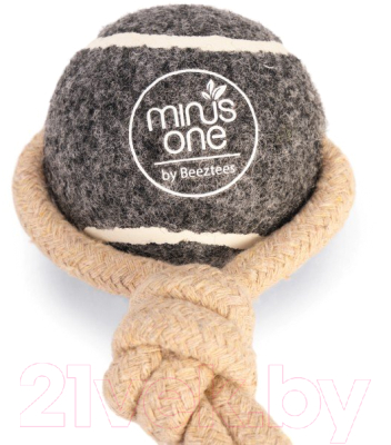 Игрушка для собак Beeztees Мяч теннисный с канатом / 625633