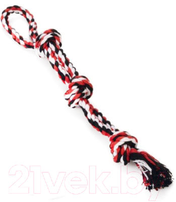 Игрушка для собак Beeztees Веревка с 3 узлами р.L / 641257 - фото