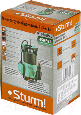 Дренажный насос Sturm! WP9745PVU