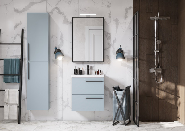 Шкаф с зеркалом для ванной Акватон Амели 60